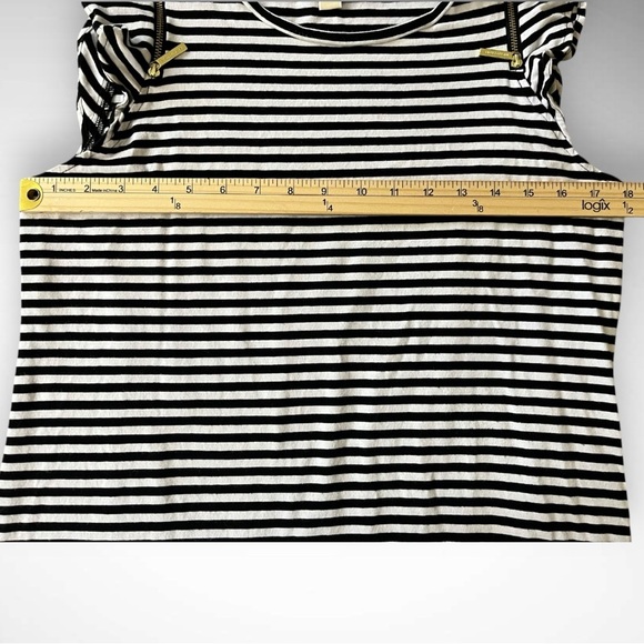 MICHAEL Michael Kors Women's Black and White Striped Shift Dress Medium | EUC - Picture 6 of 10
